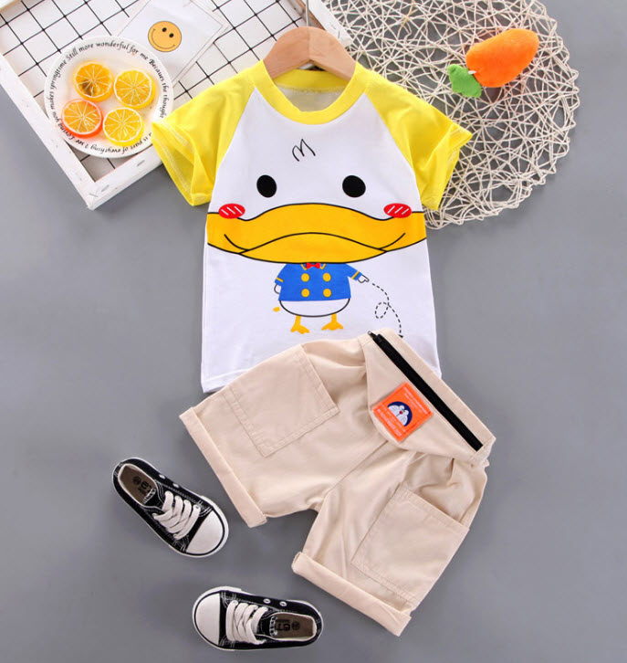 ha1270 เสื้อ+กางเกง size 80-110 จำนวน 4 ตัวต่อแพ็ค