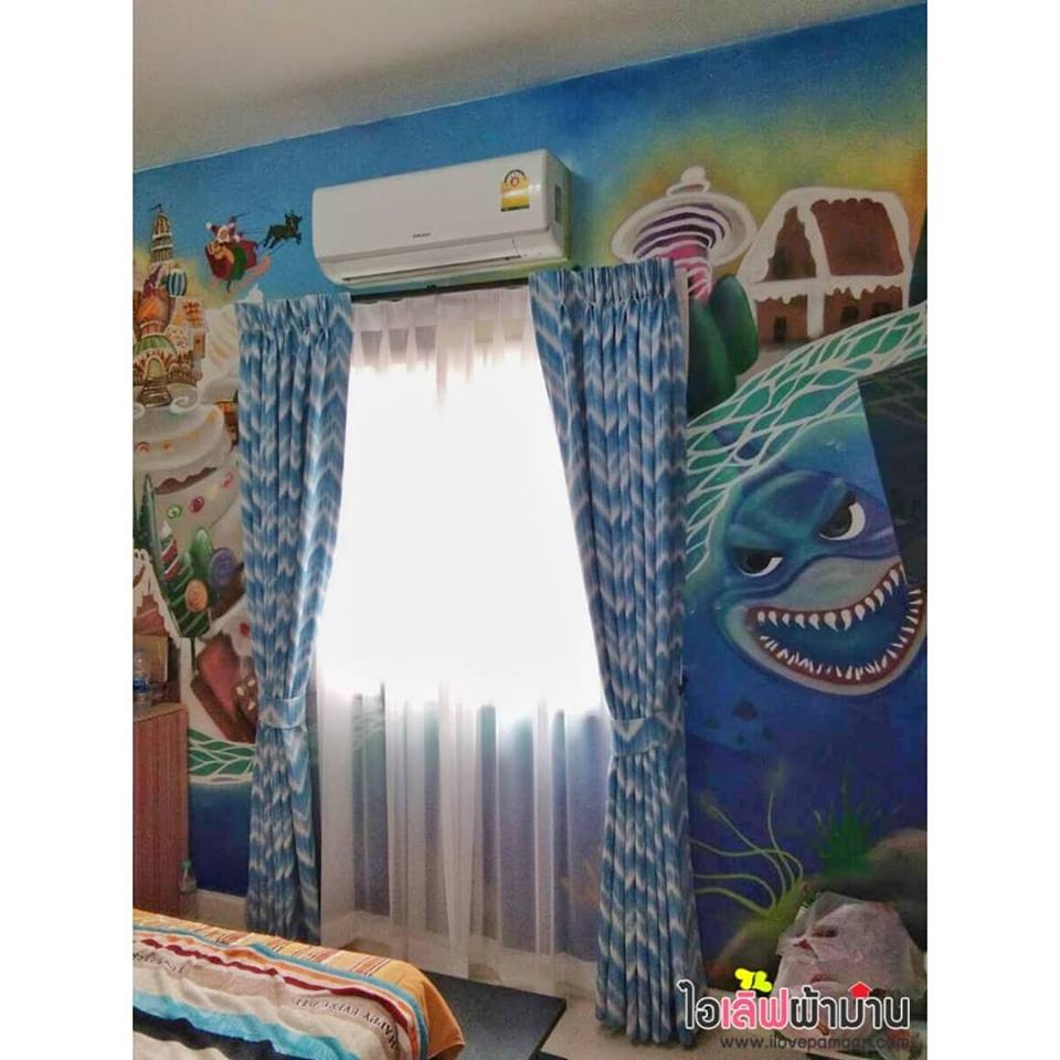 [H416] นครปฐม ม่านจีบ มู่ลี่ไม้