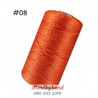 เชือกร่ม ขนาด 1.5 มิล สี 08 Dark Orange