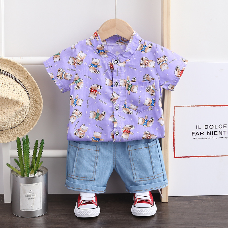 ha1194 เสื้อ+กางเกง size 80-110 จำนวน 4 ตัวต่อแพ็ค