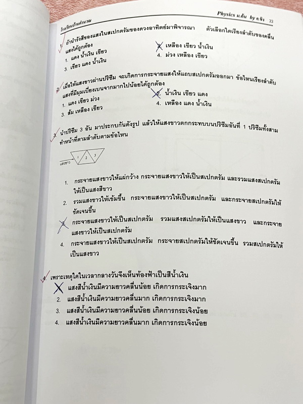 ►อ.ขิง◄ หนังสือกวดวิชา วิทยาศาสตร์ (ฟิสิกส์) ม.ต้น เล่ม 1+2 ครูขิง โรงเรียนบ้านคำนวณ มีสรุปเนื้อหาคลอบคลุมระดับชั้น ม.1-2-3 ทั้งหมด เนื้อหายากลึกถึงเตรียมตัวสอบเข้าม.4โรงเรียนดัง มีโจทย์แบบฝึกหัดประจำบท จดบางหน้า จดละเอียด ไม่มีเฉลย หนังสือเล่มหนาใหญ่ทั้ง