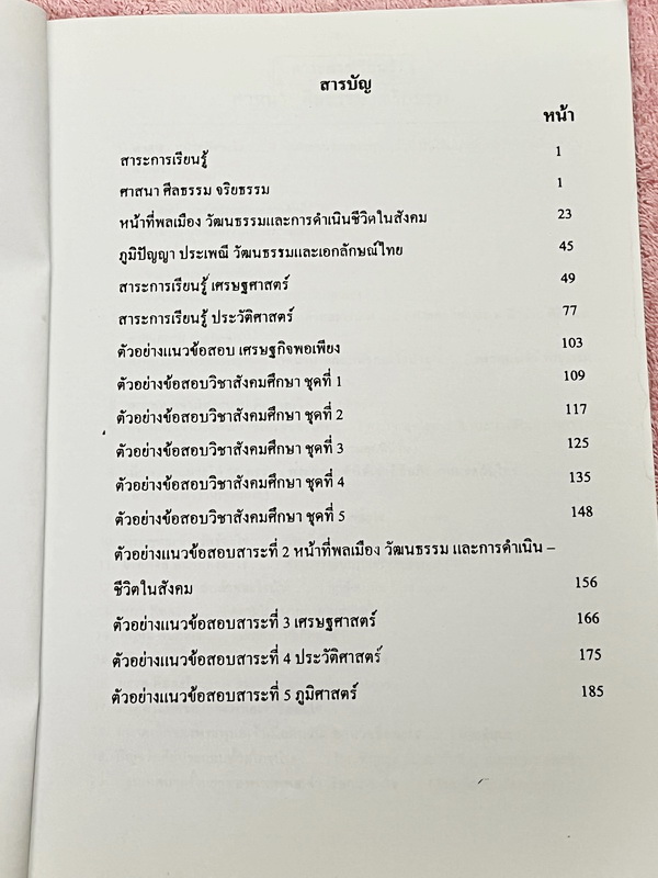 ►สอบเข้าม.1◄ อ.ถนัด เก็งข้อสอบเข้า ม.1 วิชาสังคมศึกษา ครบทุกสาระตามหลักสูตรแกนกลาง เน้นฝึกทำโจทย์ข้อสอบทั้งเล่ม ในหนังสือมีเขียนด้วยดินสอบางหน้า ด้านหลังมีเฉลย และคำอธิบายเฉลยอย่างละเอียดครบทุกข้อ หนังสือหายาก ขายเกินราคาปก