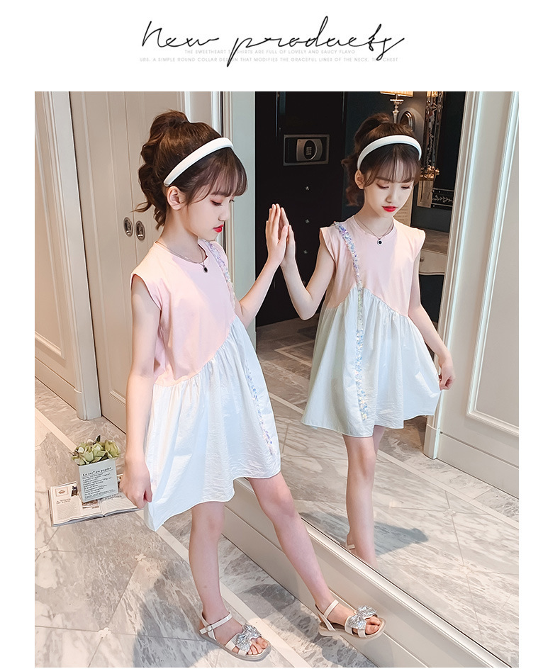dr5163 เดรส เด็กโต 3 ตัวต่อแพ็ค 110-170 (เลือกไซส์ได้ให้ครบแพ็ค)