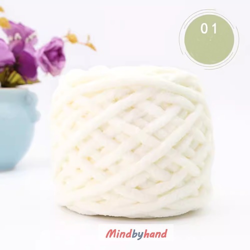 ไหมอุด้ง สี 01 milk white