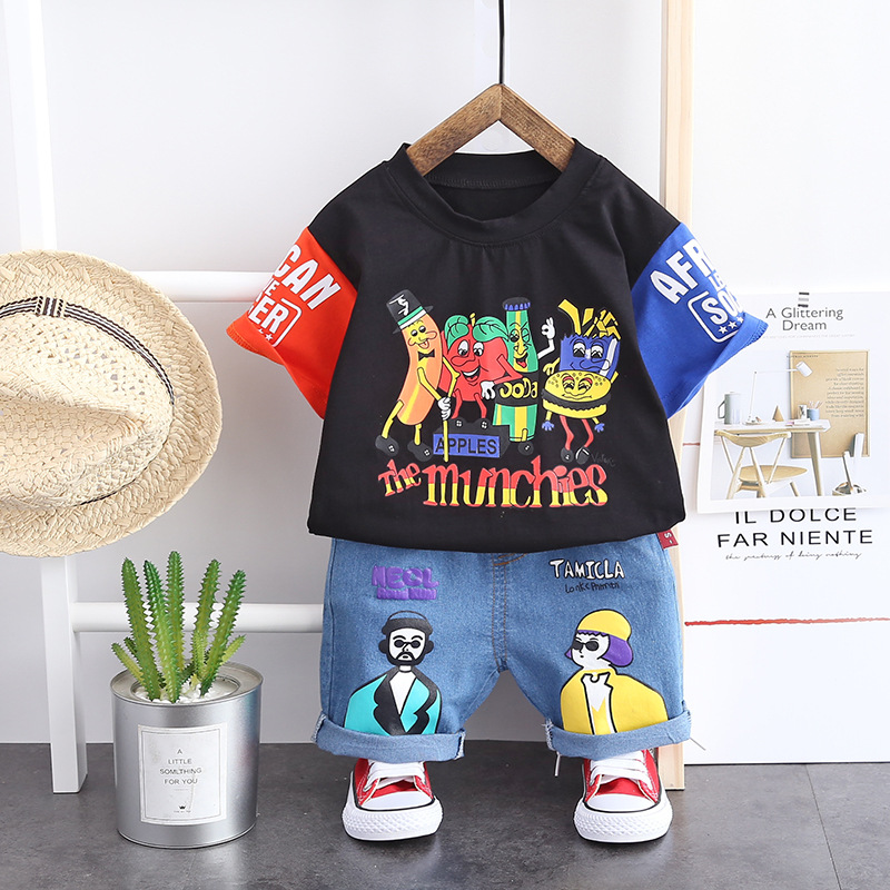 ha1488 เสื้อ+กางเกง size 80-110 จำนวน 4 ตัวต่อแพ็ค