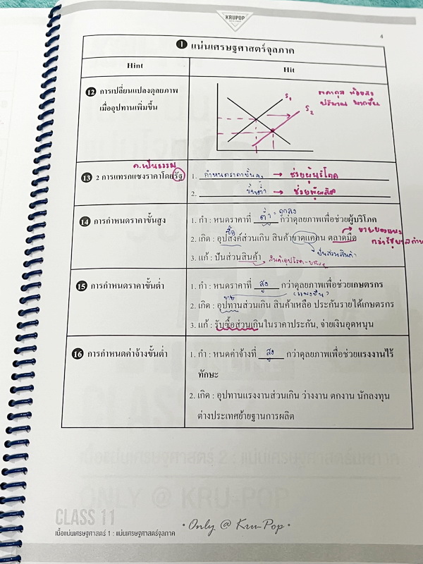 ►สังคมครูป๊อป◄ KruPop เนื้อแน่นแม่นโจทย์ สังคม+ไทย 9 วิชา Class 11- Class 30 มีสรุปเนื้อหา เทคนิคลัดเด็ดๆเยอะมาก อาจารย์มีบอกเทคนิคลัด Hint และ Key สำคัญในการวิเคราะห์เนื้อหา มีบอกจุด Hit ที่ชอบออกสอบในแต่ละบท จดครบเกือบทั้งเล่ม จดละเอียด โจทย์ประจำบทมีจด