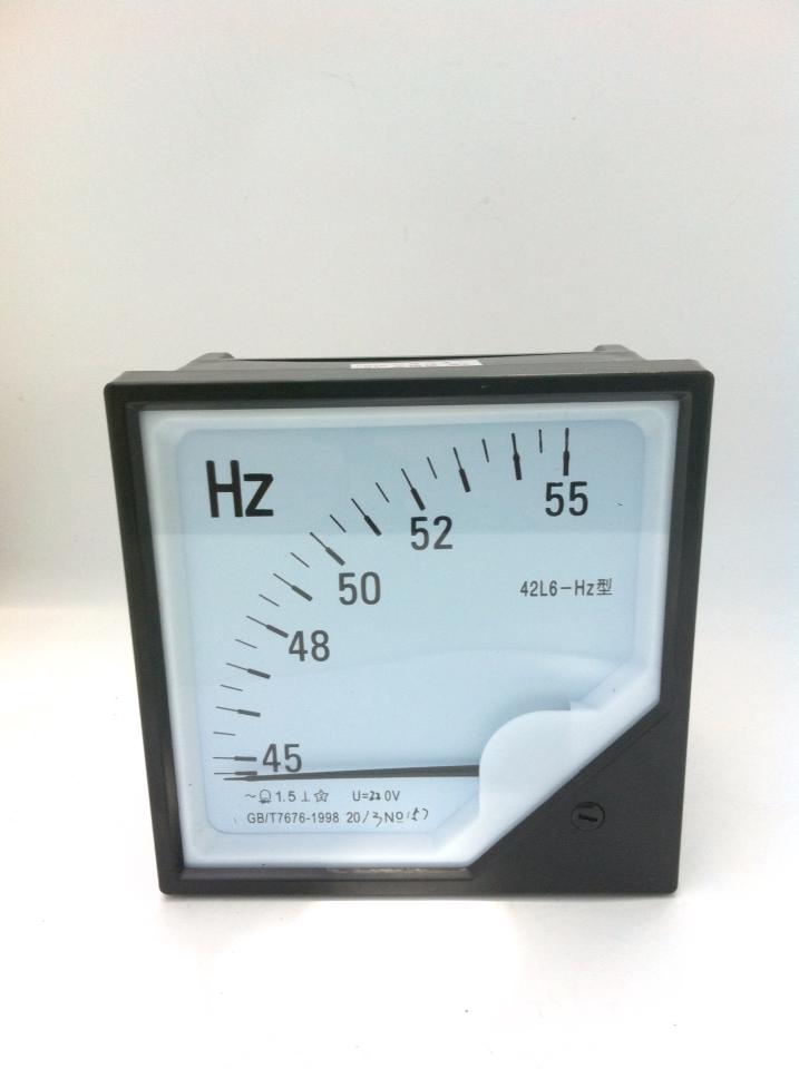 มิเตอร์วัดความถี่ ( frequency cycle HZ Panel Meter ) 45 - 55 Hz 220-380VAC