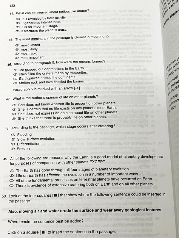 ►Fast English◄ หนังสือกวดวิชา Fast English เล่ม TOEFL : Reading มี Test ทั้งหมด 25 ชุด ไม่มีเฉลย ในหนังสือมีเขียนเล็กน้อย หนังสือเล่มหนาใหญ่