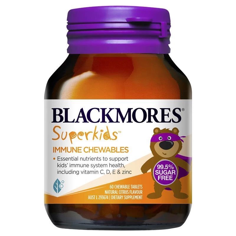 พร้อมส่ง กัมมี่เสริมภูมิคุ้มกัน Blackmores Superkids Immune Gummies