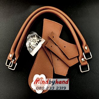 หูชุดกระเป๋าหนัง สายสั้นแบบถือ (ความยาว 40 ซม.)