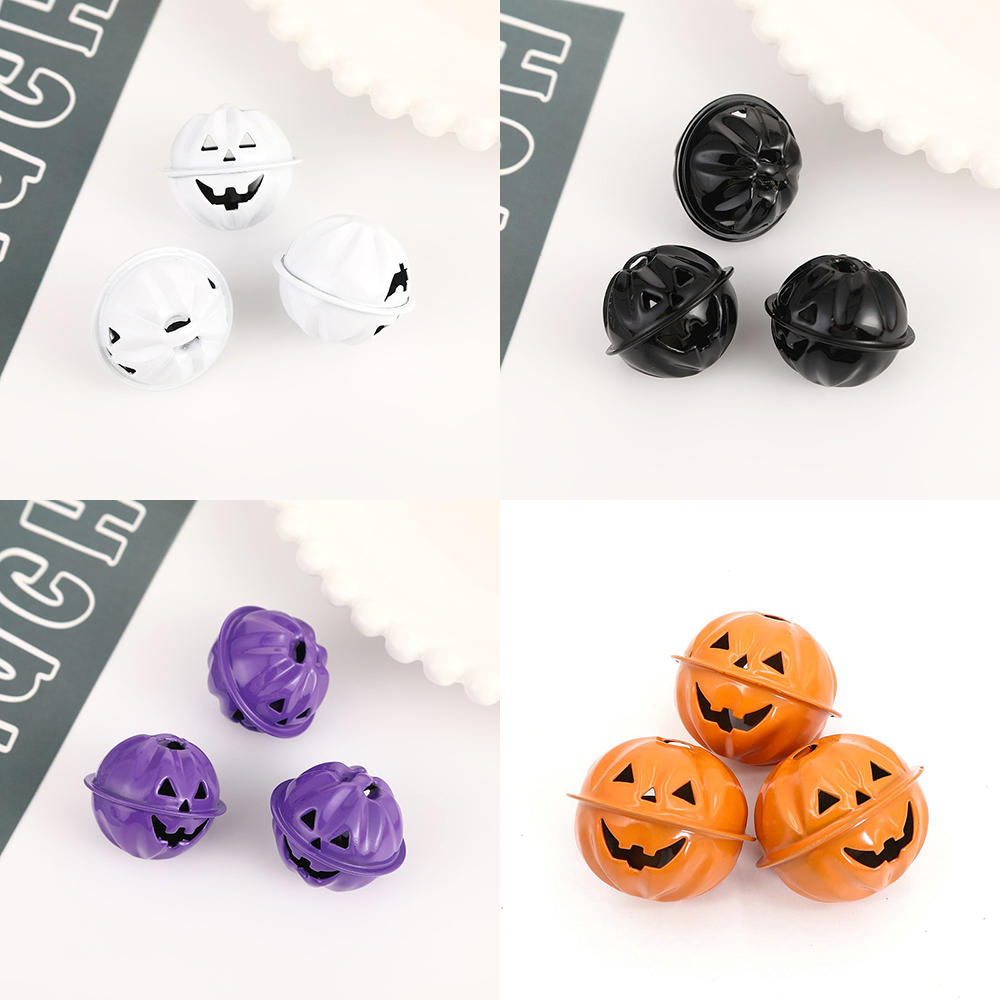 Halloween Pumpkin Bell กระดิ่งฟักทองฮาโลวีน สำหรับทำพวงกุญแจตกแต่ง DIY Craft╭♥