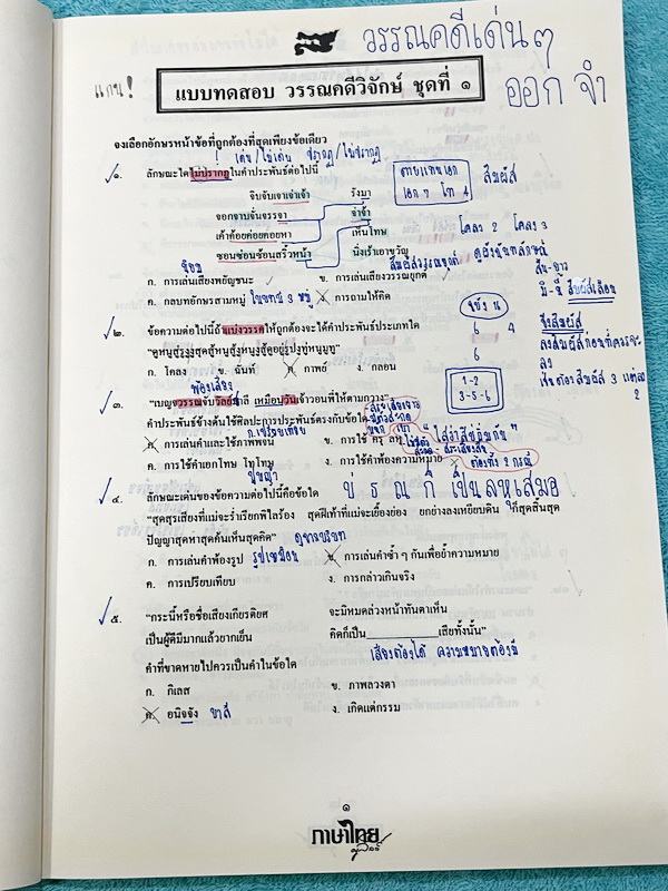 ►สอบเข้าเตรียมอุดม◄ ครูลิลลี่ ติวเข้มภาษาไทย โค้งสุดท้ายเข้าเตรียมอุดม อ.ลิลลี่สรุปเนื้อหาเป็นข้อๆ มีเก็งข้อสอบที่ชอบออกสอบบ่อยๆ อ่านง่าย เข้าใจง่าย ท่องจำแล้วไปใช้สอบได้เลย จดครบเกือบทั้งเล่ม จดละเอียด หนังสือเล่มใหญ่