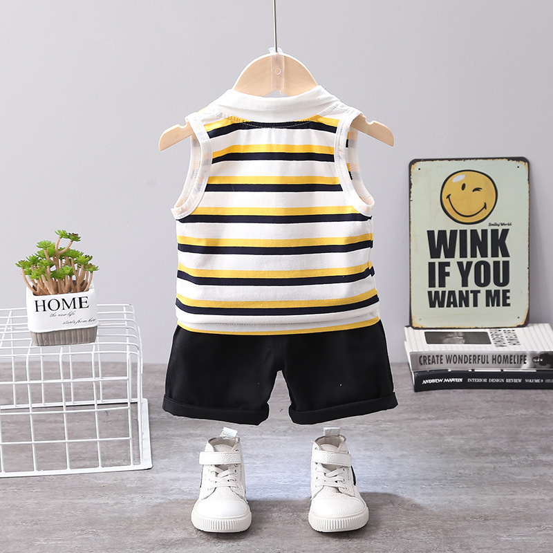 ha1587 เสื้อกล้าม+กางเกง size 80-120 จำนวน 5 ตัวต่อแพ็ค
