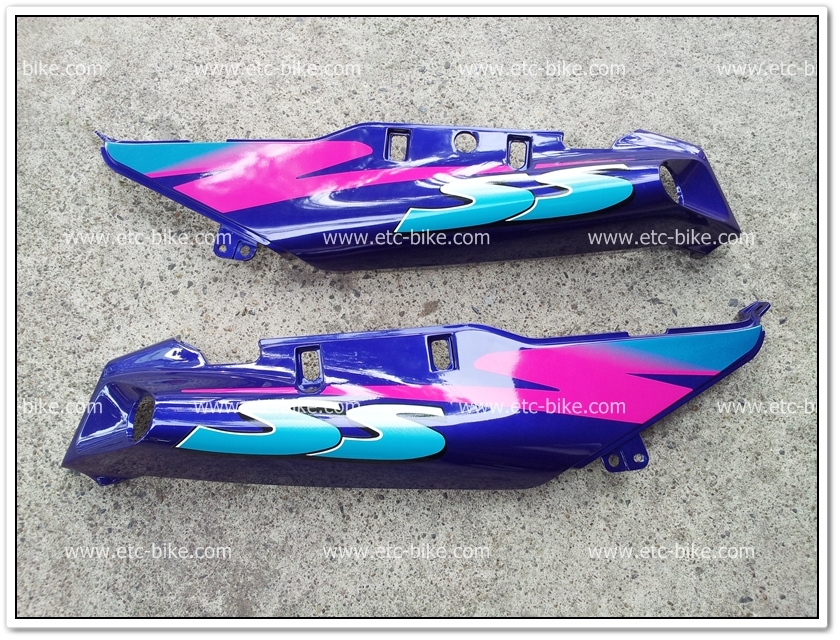 ฝาข้าง ซ้าย-ขวา SERPICO-SS สีน้ำเงิน แท้ศูนย์