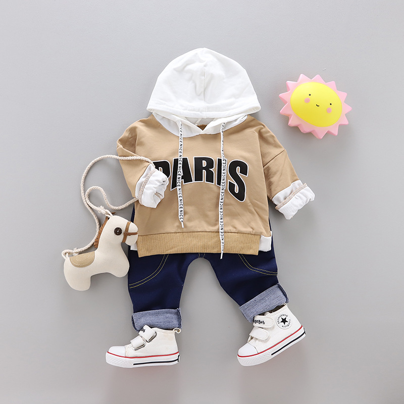 ha563 เสื้อแขนยาวมีฮู๊ด+กางเกง size 80-110 4ตัวต่อแพ็ค