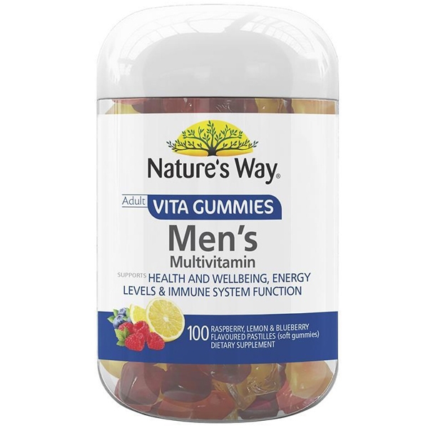 พร้อมส่ง เยลลี่ วิตามินรวมผู้ชาย Nature's Way Multi-Vitamin Vita Gummies for Men