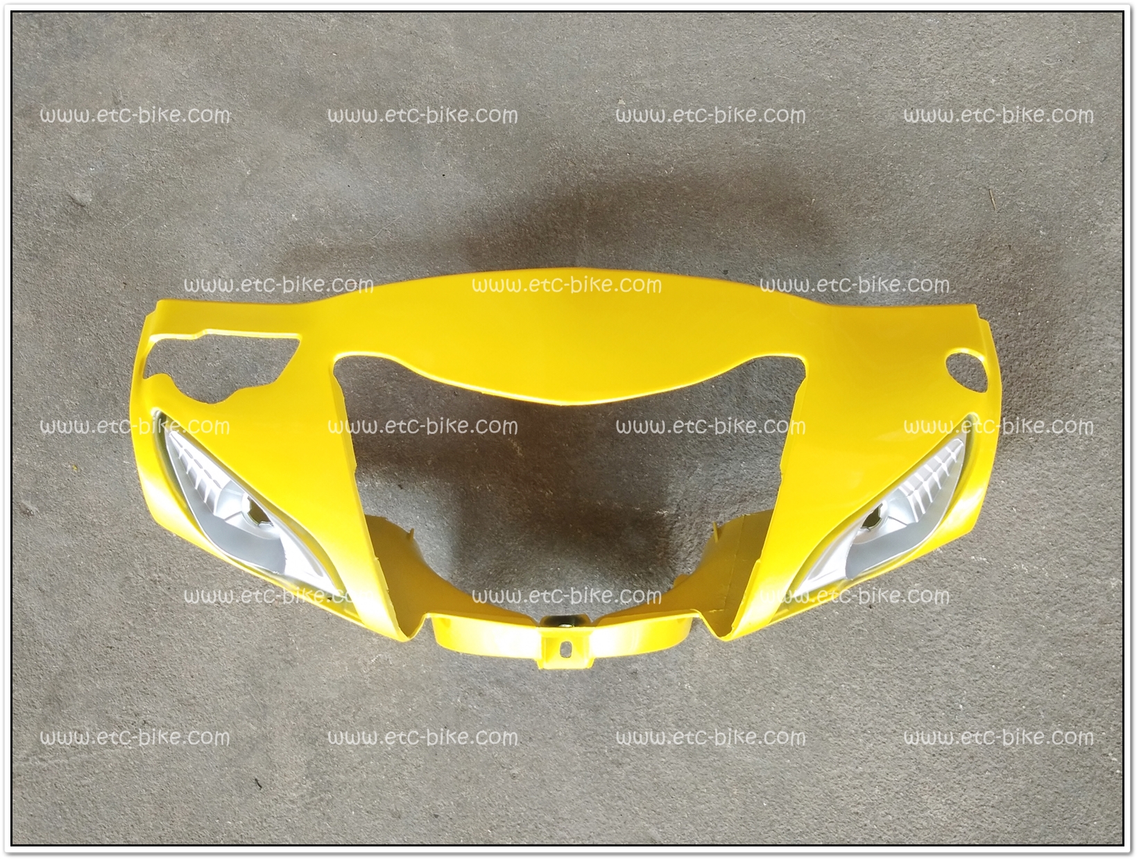 หน้ากากหน้า WAVE100-S สีเหลือง