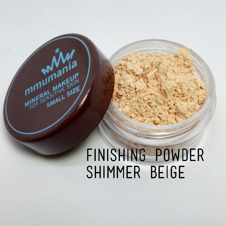 ขนาดใหญ่ MMUMANIA Mineral Makeup : FINISHING POWDER แป้งฝุ่นคุมมัน มิเนอรัล สีเนื้อประกายวิ้ง
