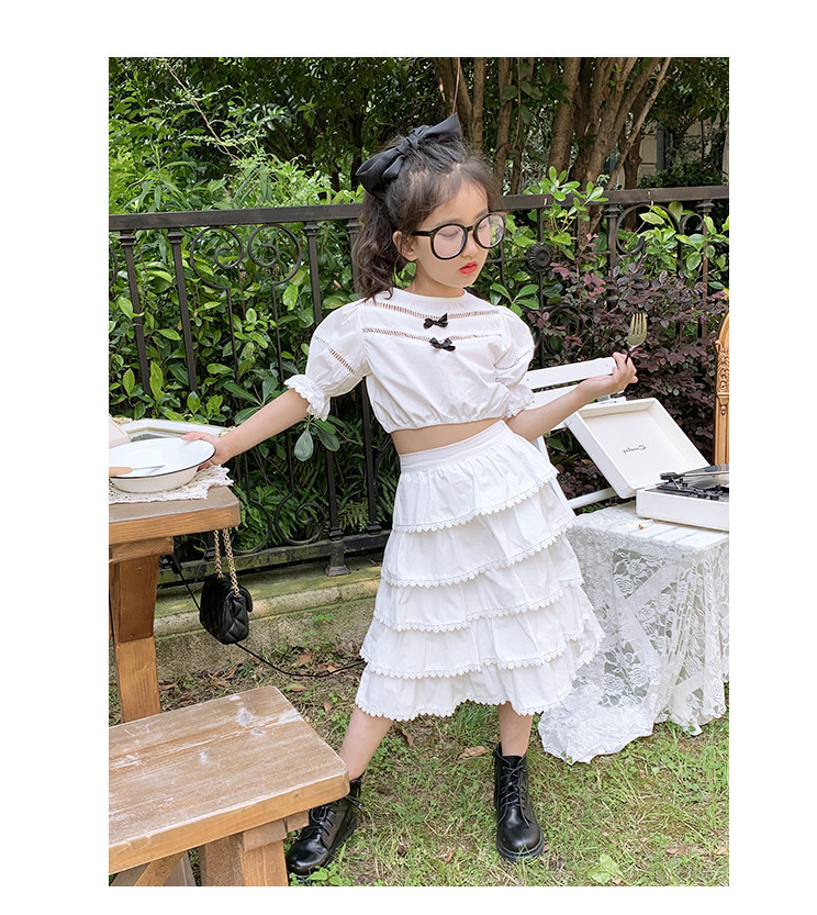 yw1349 เสื้อ+กระโปรง size 7-15 5 ชุดต่อแพ็ค