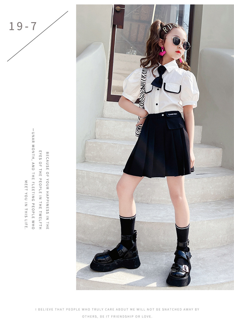 dr4736 เสื้อ+กระโปรง เด็กโต 3 ตัวต่อแพ็ค 110-170 (เลือกไซส์ได้ให้ครบแพ็ค)