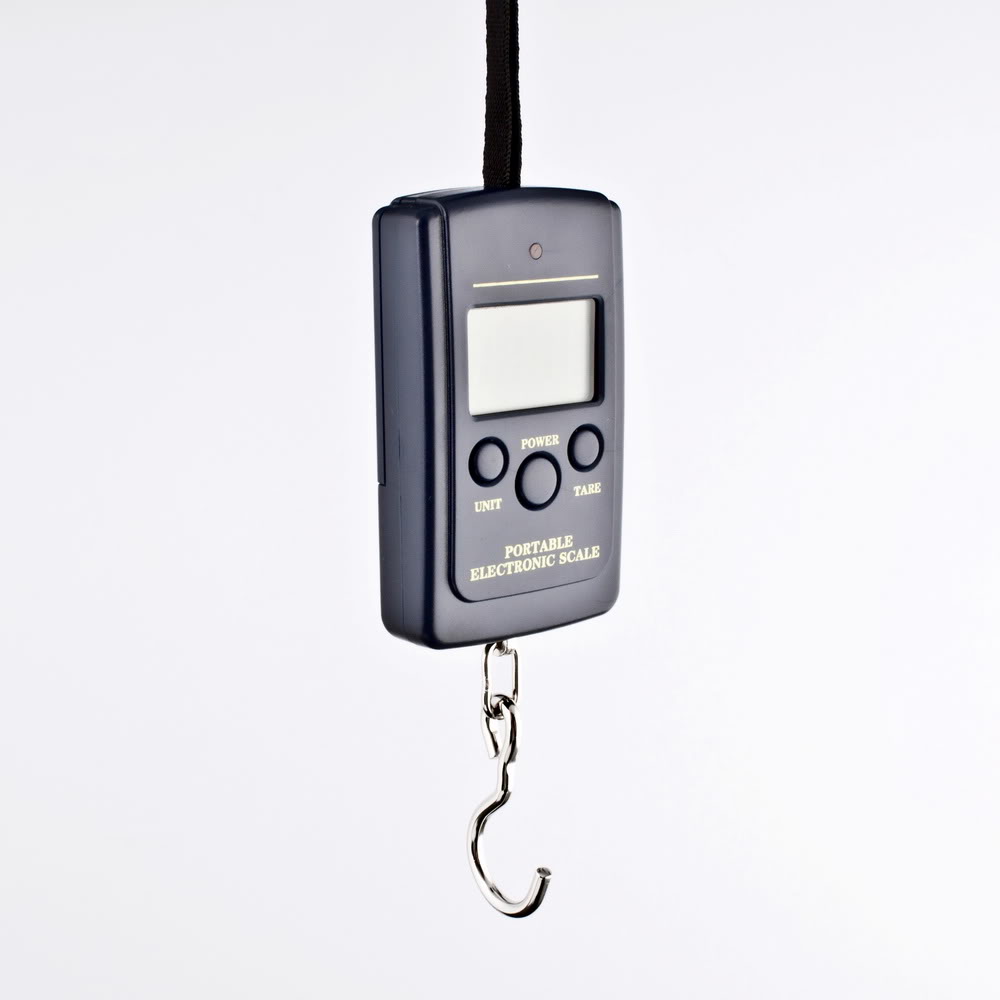 เครื่องชั่งแขวนอิเล็กทรอนิกส์ขนาดพกพา 40kg/10g