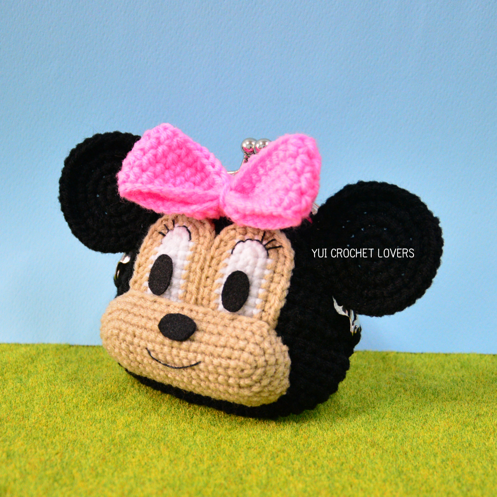 กระเป๋าปิ๊กแป๊กไหมพรม มินนี่เม้าส์