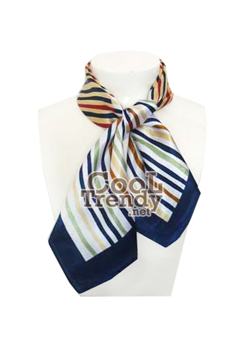 ผ้าพันคอจัตุรัส ผ้าพันคอ uniform รหัส S10 - size 60 x 60 cm