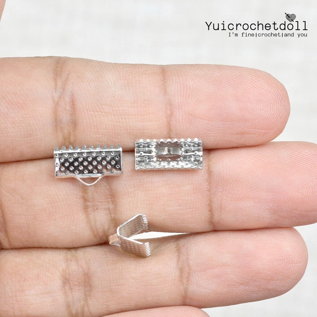 บานพับ ตัวหนีบปลายเชือก ทำเครื่องประดับ ตกแต่ง Silver Cove Clasps DIY Craft ᵔᴥᵔ
