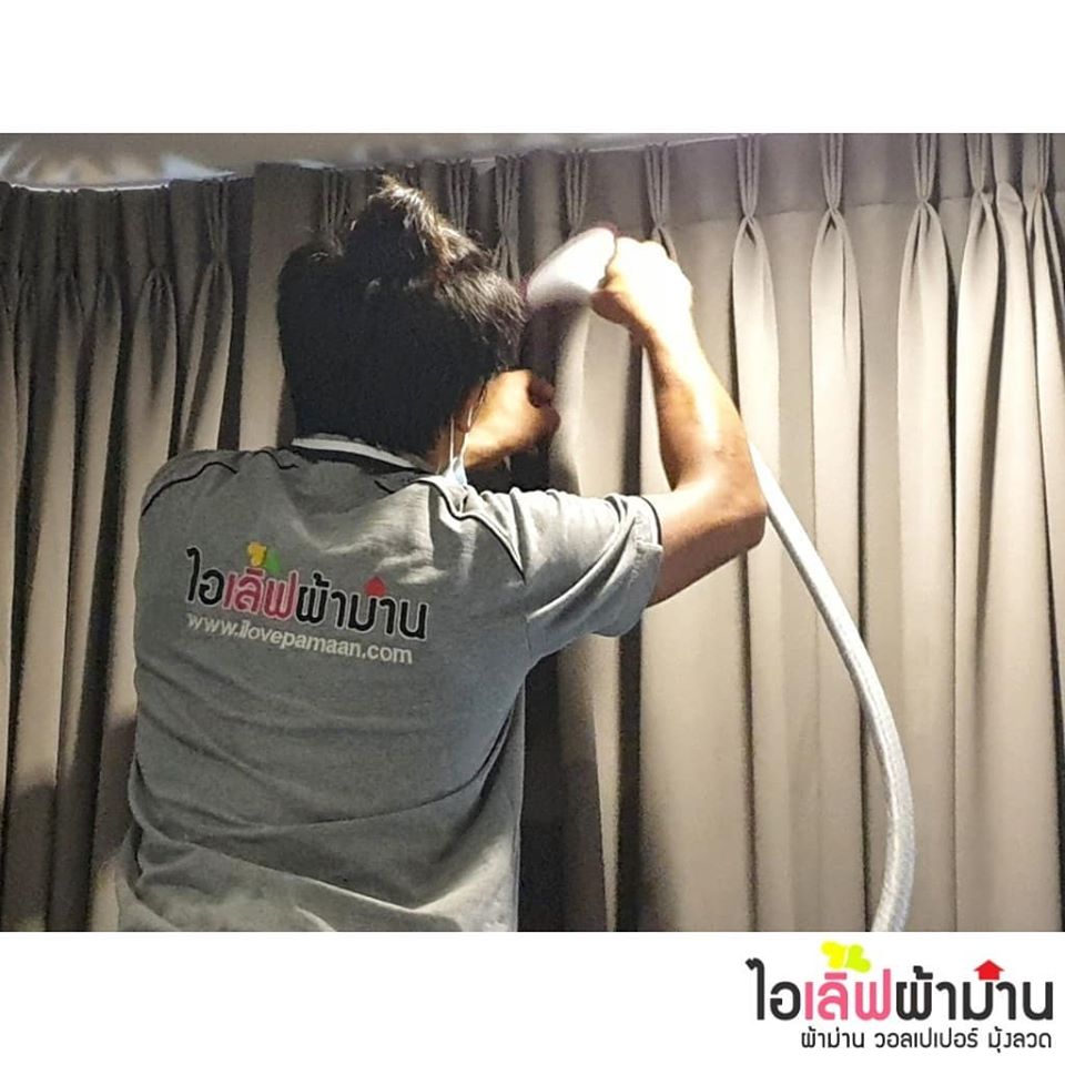 [C232] คอนโดเดอะไลน์ สุขุมวิท101 ผ้าม่านกันแดดคัดเกรด ม่านจีบและผ้าโปร่ง และฟิลม์กันแดด