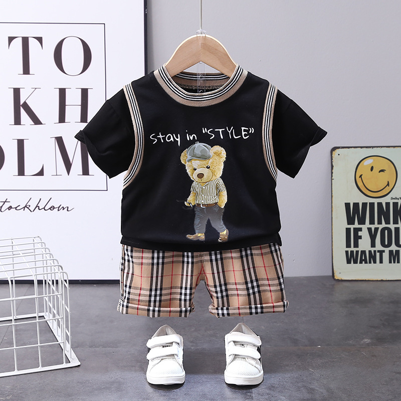 ha1481 เสื้อ+กางเกง size 80-110 จำนวน 4 ตัวต่อแพ็ค