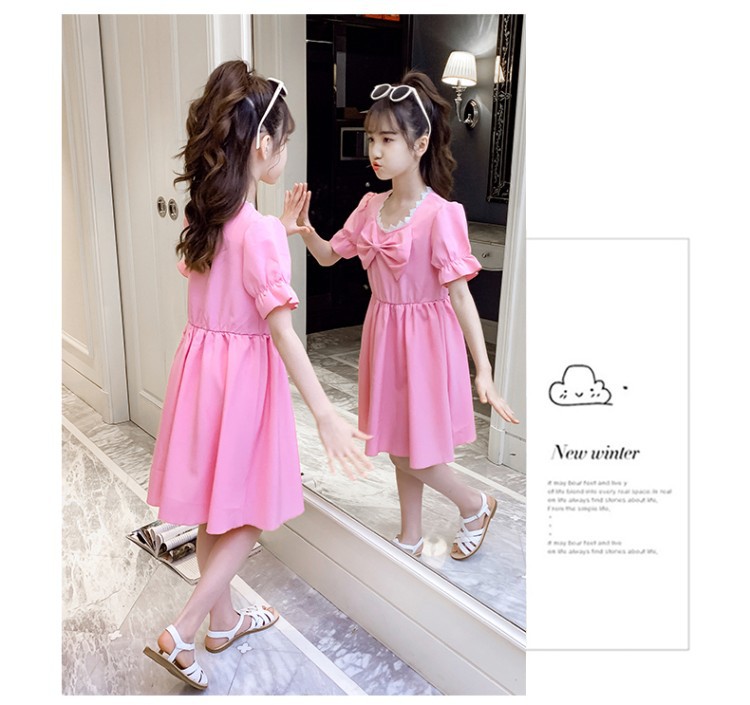dr4847 เดรส เด็กโต 3 ตัวต่อแพ็ค 110-160 (เลือกไซส์ได้ให้ครบแพ็ค)