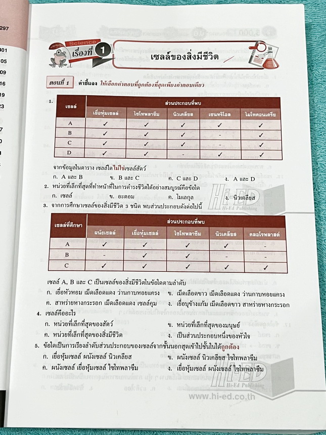 ►สอบเข้า ม.1◄ หนังสือ Hi-ED อ.สินธุ์ธู 3,000 ข้อสอบยาก วิทยาศาสตร์ป.6 สอบเข้า Gifted ม.1 มีโจทย์แบ่งออกเป็นเรื่องๆรวม 100 บท รวมทั้งหมด 3,000 ข้อ มีเฉลยครบทุกข้อ หนังสือมีเขียน 8-9 หน้า นอกนั้นขาวใหม่สะอาด หนังสือหายาก ขายเกินราคาปก