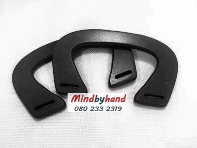 หูกระเป๋าไม้