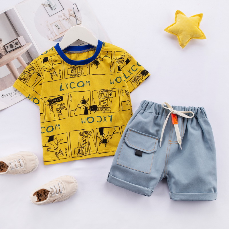 ha1581 เสื้อ+กางเกง size 80-110 จำนวน 4 ตัวต่อแพ็ค