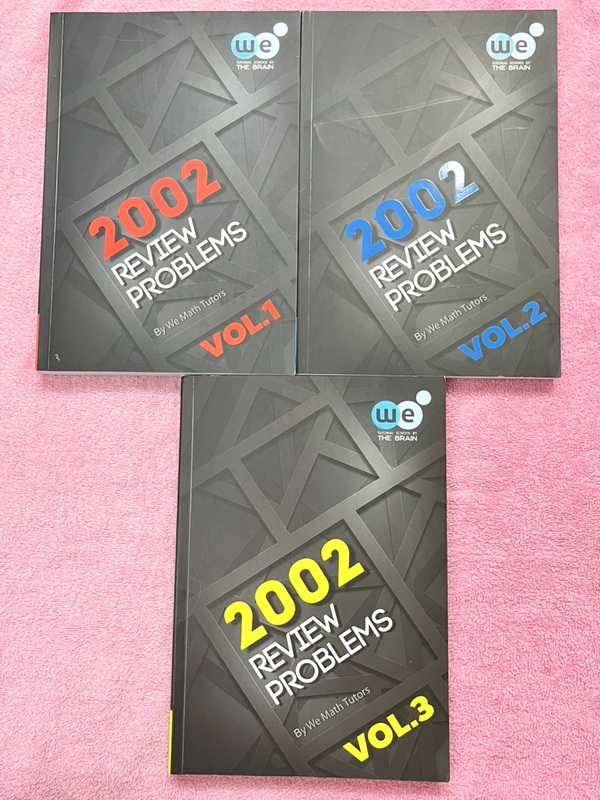 ►We Brain◄ หนังสือกวดวิชาวีเบรน Review Problems Vol.1-3 ครบเซ็ท รวมโจทย์วิชาคณิตศาสตร์ระดับชั้น ม.ปลาย อาจารย์รวบรวมโจทย์ข้อสอบจากสนามสอบดังๆตามที่ต่างๆ ในหนังสือมีโจทย์รวมทั้งหมด 2,002 ข้อ คลอบคลุมเนื้อหาที่ต้องใช้สอบเข้ามหาวิทยาลัยครบทุกบท ครอบคลุมทุกสน