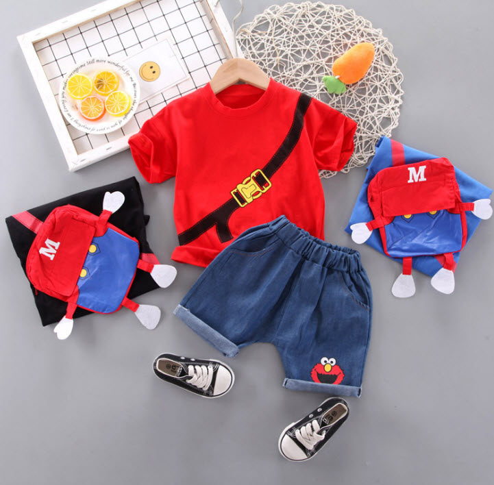 ha1273 เสื้อ+กางเกง size 80-110 จำนวน 4 ตัวต่อแพ็ค