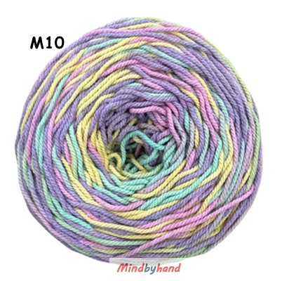 เชือกฟอกสีเหลือบ สี 10