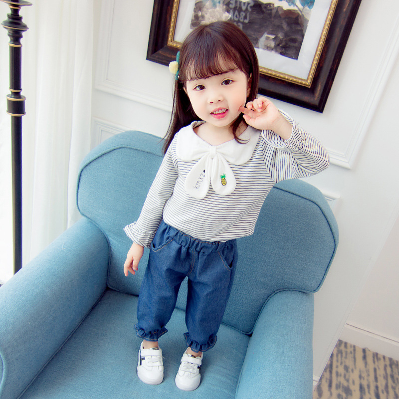 ha543 เสื้อแขนยาว+กางเกงขายาว size 80-110 4ตัวต่อแพ็ค