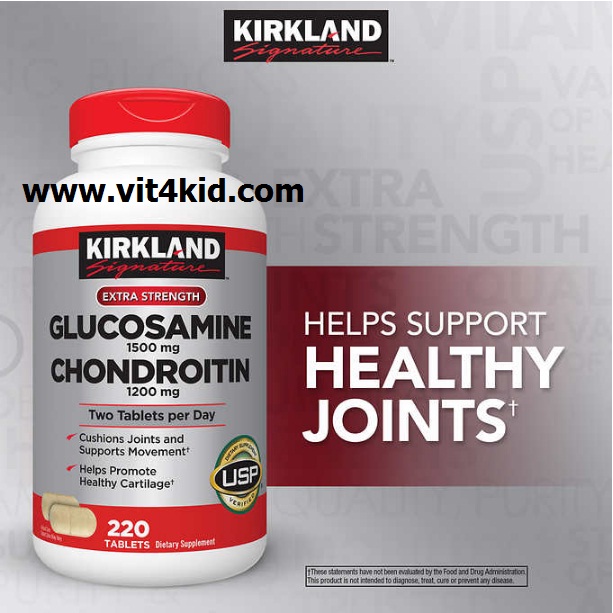 Glucosamine 1500mg+Chondroitin 1200mg ขวดใหญ่ขึ้น 280เม็ด โปรตีนบำรุงเข่า บรรเทาอาการไขข้อเสื่อมในวัยทอง (ขายดีมาก exp.08/2028)