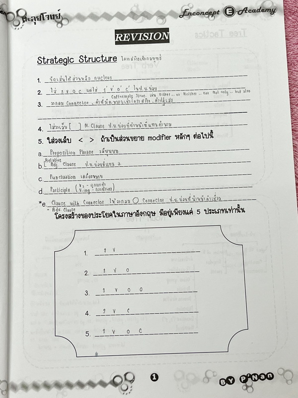 ►หนังสือตะลุยโจทย์ครูพี่แนน◄ หนังสือเรียนพิเศษ Enconcept ตะลุยโจทย์ Book & Exercises จดครบเกือบทั้งเล่ม จดละเอียด มีโจทย์บางข้อเว้นว่างไปบ้างและไม่มีเฉลย สำเนา