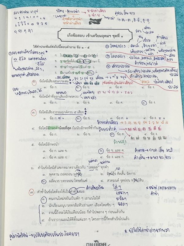 ►สอบเข้าเตรียมอุดม◄ ครูลิลลี่ ติวเข้มภาษาไทยเก็งข้อสอบเข้าเตรียมอุดม มีสรุปเนื้อหา เทคนิคลัดต่างๆที่ควรจำ ครูลิลลี่มีเก็งข้อสอบที่ชอบออกสอบบ่อยๆ เน้นจุดสำคัญในการทำคะแนน อ่านทบทวน เข้าใจง่าย โจทย์มีจดเฉลยครบเกือบทั้งเล่ม จดละเอียด มีจดเน้นข้อยกเว้นและจุดท