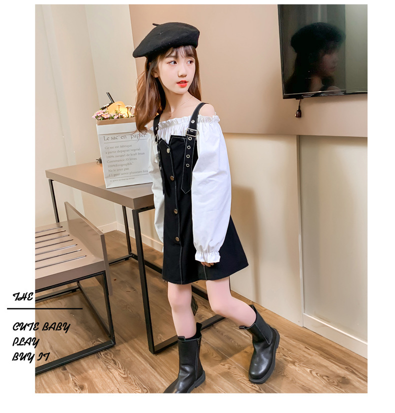 dr4505 เสื้อ+เดรส เด็กโต 3 ตัวต่อแพ็ค 110-160 (เลือกไซส์ได้ให้ครบแพ็ค)
