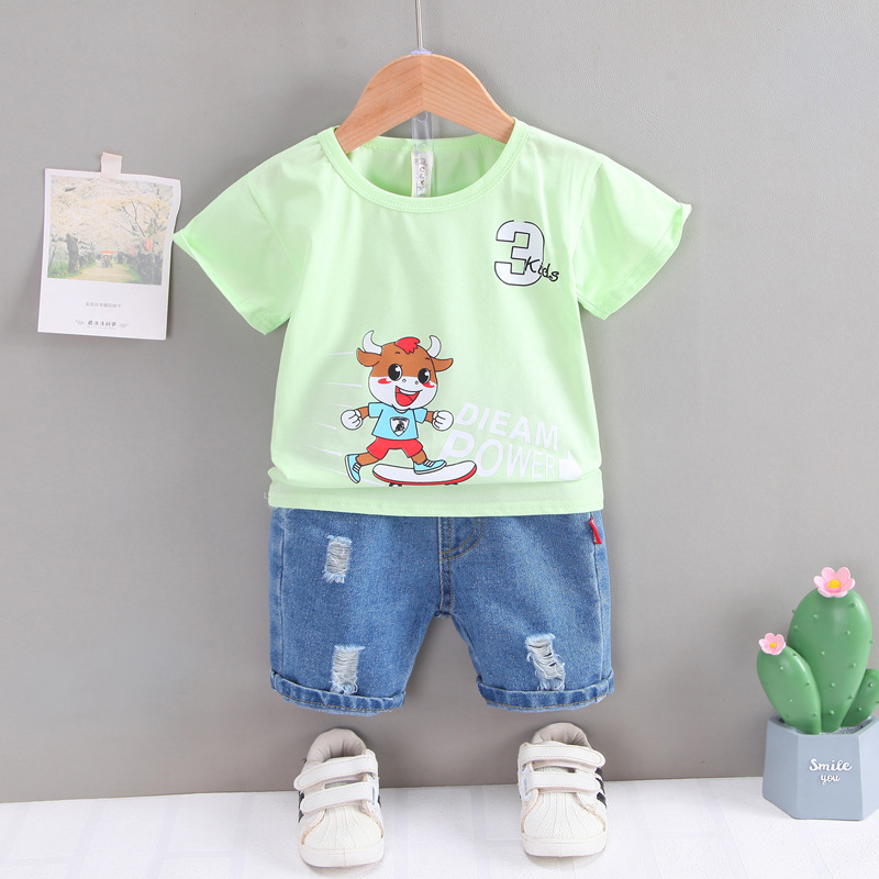 ha1591 เสื้อ+กางเกง size 80-110 จำนวน 4 ตัวต่อแพ็ค