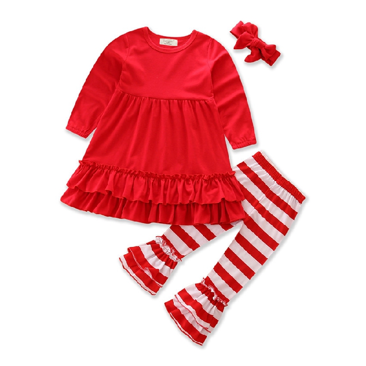 km2996 เสื้อ+กางเกง+ที่คาดผม size 80-120 5 ตัวต่อแพ็ค