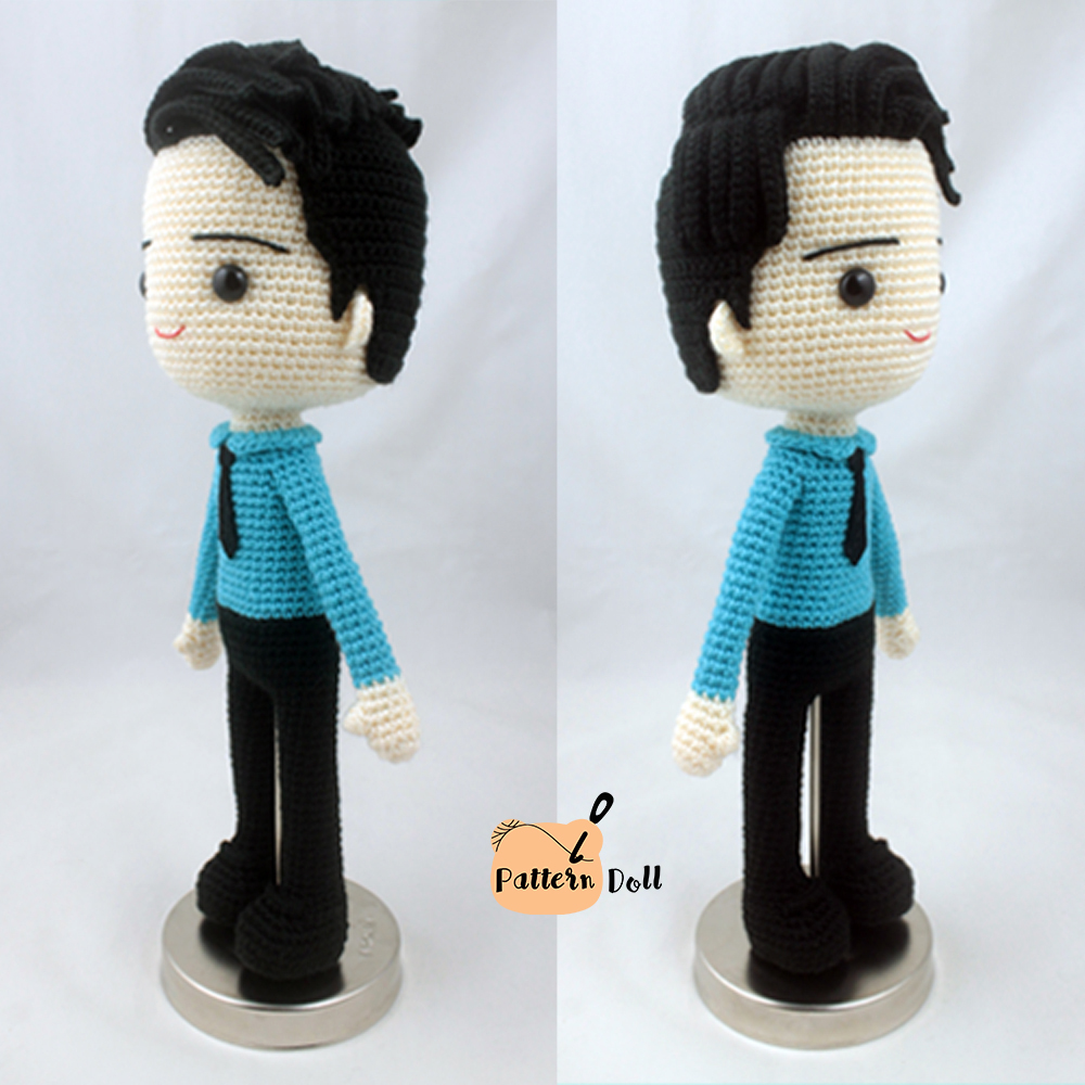 หนังสืองานฝีมือตุ๊กตาถักโครเชต์ชุดอาชีพ เซตที่ 2