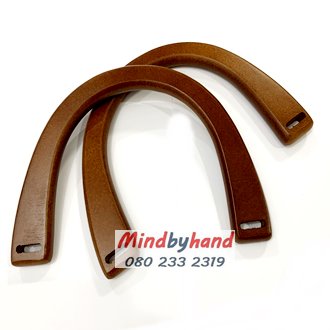 หูกระเป๋าไม้