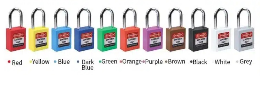 กุญแจนิรภัย ก้านอลูมิเนียม 38 มม. 38MM Safety Padlock Aluminium shackle รุ่น P38A