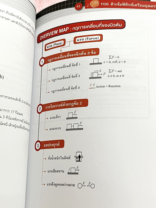►หนังสือสอบเข้าเตรียมอุดม◄ หนังสือกวดวิชาออนดีมานด์ ติวเข้มฟิสิกส์เตรียมอุดม เล่ม 1+2 มีสรุปเนื้อหา แนวข้อสอบและโจทย์แบบฝึกหัด มี Key Idea for TU จุดสำคัญที่ต้องท่องจำให้ขึ้นใจก่อนเข้าห้องสอบเตรียมอุดม ในหนังสือมีจดเล็กน้อย ด้านหลังมีเฉลยครบทุกข้อ