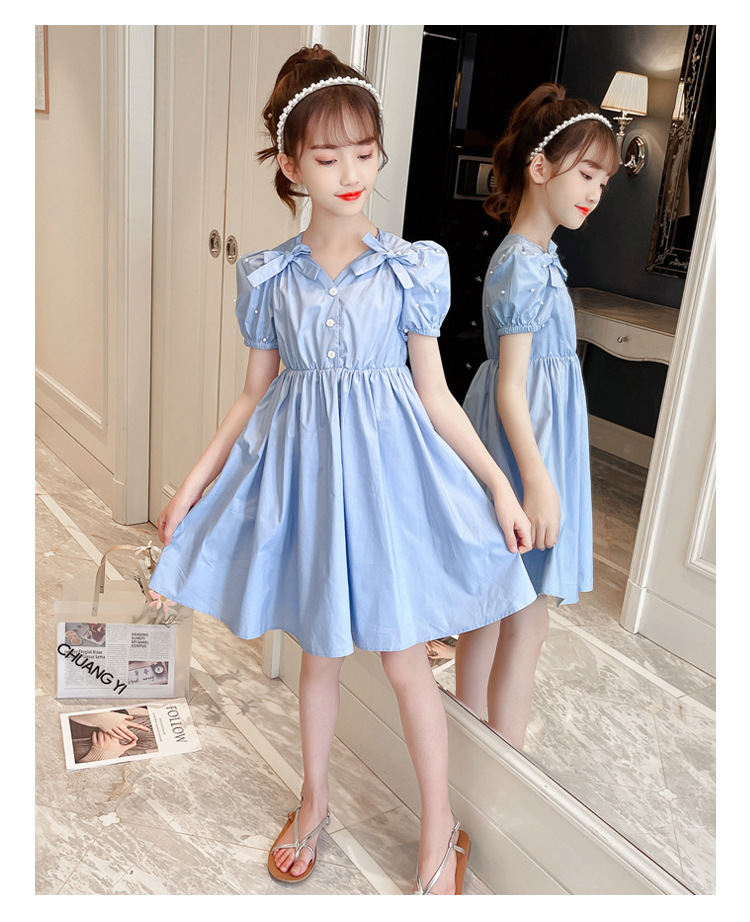 dr4999 เดรส เด็กโต 3 ตัวต่อแพ็ค 120-170 (เลือกไซส์ได้ให้ครบแพ็ค)