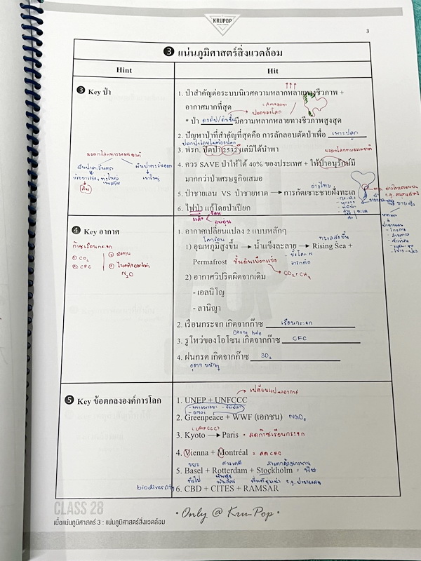 ►สังคมครูป๊อป◄ KruPop เนื้อแน่นแม่นโจทย์ สังคม+ไทย 9 วิชา Class 11- Class 30 มีสรุปเนื้อหา เทคนิคลัดเด็ดๆเยอะมาก อาจารย์มีบอกเทคนิคลัด Hint และ Key สำคัญในการวิเคราะห์เนื้อหา มีบอกจุด Hit ที่ชอบออกสอบในแต่ละบท จดครบเกือบทั้งเล่ม จดละเอียด โจทย์ประจำบทมีจด